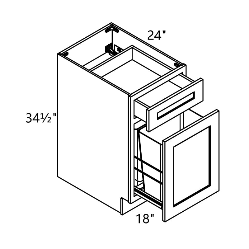 Base-Waste-Basket-Cabinet-BWB18-Framed