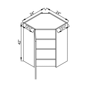 Wall-Diagonal-Corner-Cabinet-WDC2442-Flat